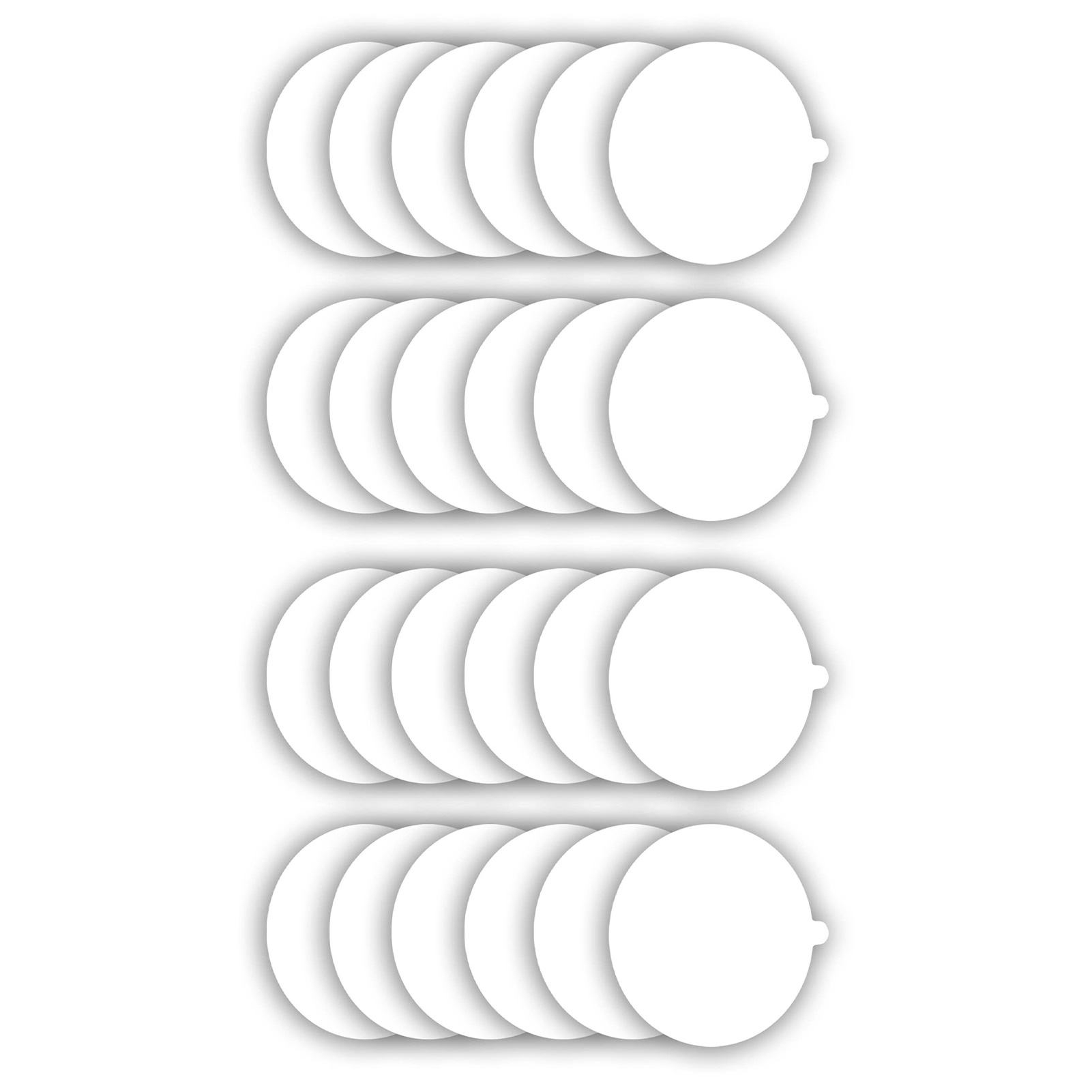 Hobeauty Sticky Glue Board Sticky Glue Board 24pcs Fly Traps for Fruit Flies Gnats Mosquitoes Refillable Sticky Pads Set Indoor Fly Trap